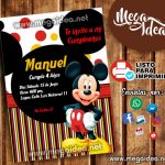 Invitaciones Mickey Mouse para Imprimir