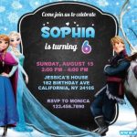 Frozen Birthday Invitation | Elsa Anna Disney Princess Winter Birthday Party Invite Template, Printable, Editable Instant Download FREE | DIGITAL