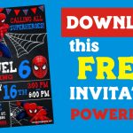 Spiderman Invitation FREE, Spiderman, Spiderman Party, Spiderman Printable