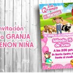 Plantilla de Invitación de la Granja de Zenon Niña – Zenon Farm Girl Invitation FREE