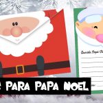 Carta Navideña para Papá Noel Gratis para Imprimir con Sobre