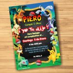 Plantilla Invitación de Pokemon – Pokemon Invitation – Pokemon Invite