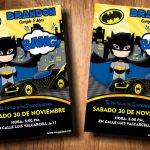 Invitaciones de Batman para Editar GRATIS