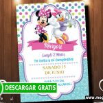 Invitaciones de Minnie y Daisy GRATIS