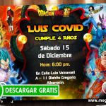 Invitaciones de Dragon Ball Super para Editar GRATIS