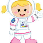astronauta girl clipart2