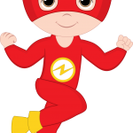 super heroes clipart animado flash 2