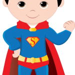 super heroes clipart animado superman 22