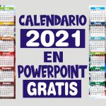 Calendario 2021 en Powerpoint GRATIS