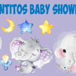 Elefantitos Baby Shower PNG Clipart transparente