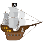 mickey pirata barco