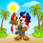 mickey pirata fondo