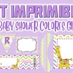 Kit Imprimible de Colores para Baby Shower Niña