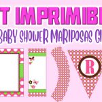 Kit Imprimible de Mariposas para Baby Shower Niña