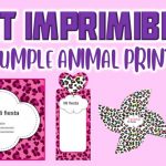 Kit Imprimible de Animal Print para Cumpleaños