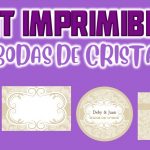 Kit Imprimible de Bodas de Cristal