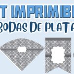 Kit Imprimible de Bodas de Plata