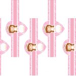 Kit Imprimible comunion rosado nina 12