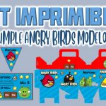 Kit Imprimible de Angry Birds Modelo 2 para Cumpleaños