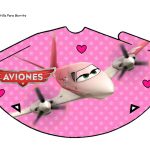 Kit Imprimible cumple Aviones girl 15