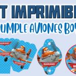 Kit Imprimible de Aviones para Cumpleaños Niño