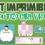 Kit Imprimible para Bautizo Niña y Niño