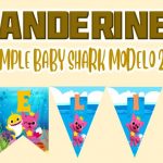 Banderines de Baby Shark Modelo 2 para Cumpleaños