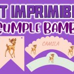 Kit Imprimible de Bambi para Cumpleaños