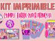 Kit Imprimible cumple Barbie Super Princesa muestra