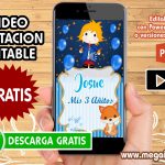 Video Invitacion de El Principito GRATIS
