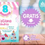 Invitacion mis Pastelitos Editable GRATIS