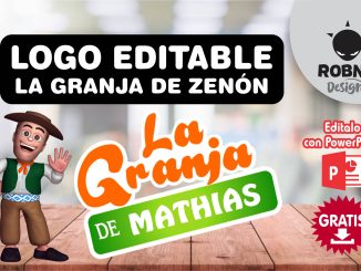 Logo Editable de la Granja de Zenon GRATIS