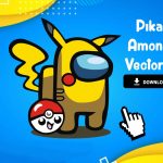 Among US Pikachu Vector EPS