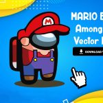 Among US Mario Bros Vector EPS