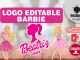 Logo Barbie para Editar GRATIS