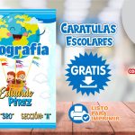Caratula Editable de Geografía 010