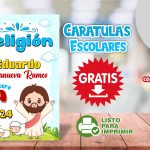 Caratula Editable Religión Jesús Kawai 011
