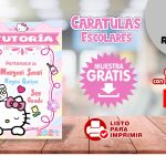 Caratula de Hello Kitty Caratula MUESTRA GRATIS Editable