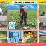 Lamina Escolar de Dia del Campesino Perú