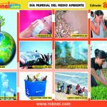 Lamina Escolar del día Mundial del Medio Ambiente