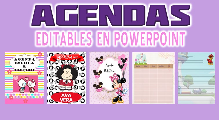 Descarga Agendas 2024 en Powerpoint GRATIS para Imprimir