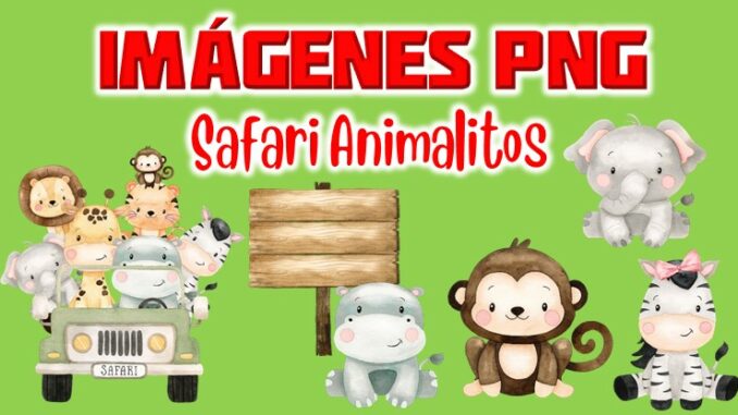 Imágenes de Safari Animalitos en PNG