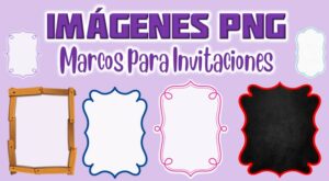 Marcos PNG para Invitaciones