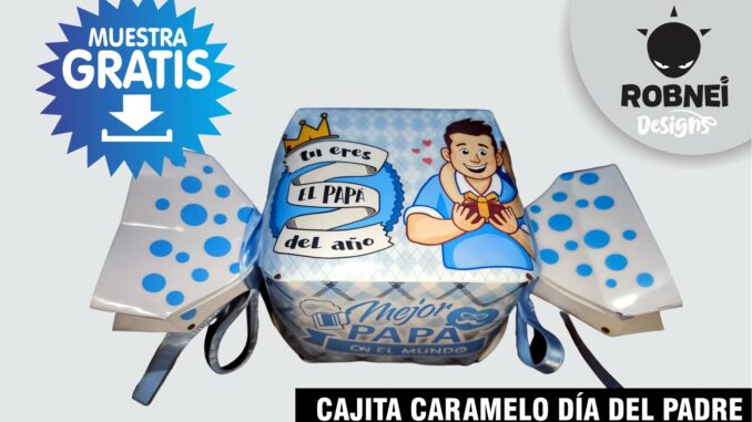 Cajita de Caramelo dia del padre